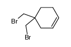 4,4-Bis(brommethyl)-1-cyclohexen结构式