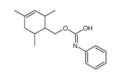 (2,4,6-trimethylcyclohex-3-en-1-yl)methyl N-phenylcarbamate Structure