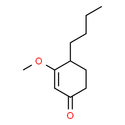 2-Cyclohexen-1-one, 4-butyl-3-methoxy- structure