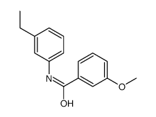 Benzamide, N-(3-ethylphenyl)-3-methoxy-结构式
