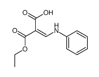 2-phenylaminomethylene-malonic acid monoethyl ester Structure