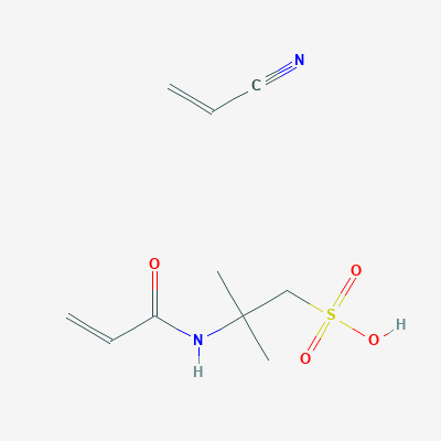 Poly(2-acrylamido-2-methyl-1-propanesulfonic acid-co-acrylonitrile) Structure