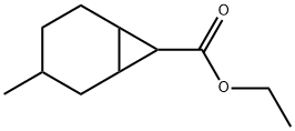3-Methylbicyclo[4.1.0]heptane-7-carboxylic acid ethyl ester结构式