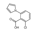 2-Chloro-6-(1H-pyrrol-1-yl)benzoic acid结构式