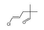 5-chloro-2,2-dimethylpent-4-enal Structure