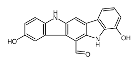 5,11-Dihydro-4,8-dihydroxyindolo[3,2-b]carbazole-6-carboxaldehyde structure