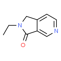 2-Ethyl-1,2-dihydro-3H-pyrrolo[3,4-c]pyridin-3-one结构式