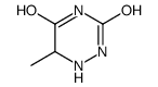 6-methyl-1,2,4-triazinane-3,5-dione结构式