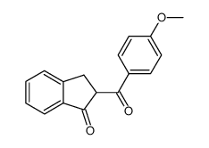 1-oxo-2-(4-methoxybenzoyl)indane Structure