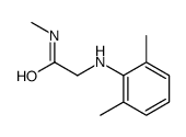 2-(2,6-dimethylanilino)-N-methylacetamide Structure