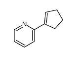 2-(cyclopenten-1-yl)pyridine Structure