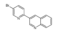 3-(5-bromopyridin-2-yl)quinoline结构式