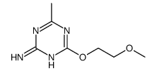 4-(2-methoxyethoxy)-6-methyl-1,3,5-triazin-2-amine结构式