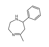 7-phenyl-5-methyl-2,3,6,7-tetrahydro-1H-[1,4]diazepine Structure