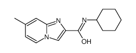 Imidazo[1,2-a]pyridine-2-carboxamide, N-cyclohexyl-7-methyl- (9CI) picture