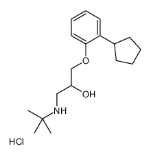 (R)-Penbutolol Hydrochloride结构式