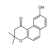 9-hydroxy-3,3-dimethyl-2H-benzo[f]chromen-1-one Structure
