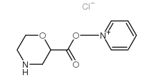 1-[(morpholinecarbonyl)oxy]pyridinium chloride structure