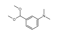 m-(N,N-dimethylamino)benzaldehyde dimethylacetal Structure