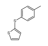 2-p-tolylsulfanyl-thiophene结构式