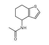 N-acetyl-4,5,6,7-tetrahydrobenzo[b]thiophen-4-amine Structure