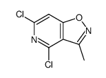 4,6-dichloro-3-methylisoxazolo<4,5-c>pyridine结构式