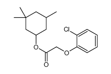 (3,3,5-trimethylcyclohexyl) 2-(2-chlorophenoxy)acetate Structure