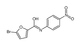 5-bromo-N-(4-nitrophenyl)furan-2-carboxamide结构式