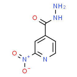 4-Pyridinecarboxylicacid,2-nitro-,hydrazide(9CI) structure