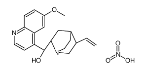 (9S)-9-hydroxy-6'-methoxycinchonanium nitrate结构式