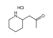 1-(piperidin-2-yl)propan-2-one hydrochloride结构式