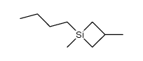 1-butyl-1,3-dimethyl-siletane Structure