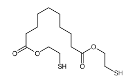 bis(2-sulfanylethyl) decanedioate Structure