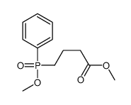 methyl 4-[methoxy(phenyl)phosphoryl]butanoate结构式