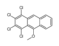 1,2,3,4-tetrachloro-9-methoxyanthracene Structure