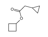 cyclobutyl 2-cyclopropylacetate Structure