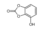 1,3-Benzodioxol-2-one,4-hydroxy- Structure