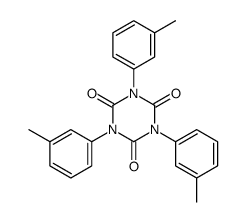 1,3,5-tris(3-methylphenyl)-1,3,5-triazinane-2,4,6-trione结构式