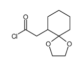 (1,4-Dioxa-spiro[4.5]dec-6-yl)-acetyl chloride结构式