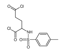 2-[(4-methylphenyl)sulfonylamino]pentanedioyl dichloride Structure