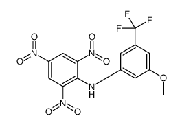 N-[3-methoxy-5-(trifluoromethyl)phenyl]-2,4,6-trinitroaniline Structure