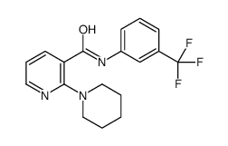 2-piperidin-1-yl-N-[3-(trifluoromethyl)phenyl]pyridine-3-carboxamide Structure