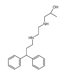 (2S)-1-[2-(3,3-diphenylpropylamino)ethylamino]propan-2-ol Structure