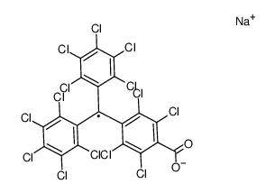 sodium 4-[bis(2,3,4,5,6-pentachlorophenyl)methyl]-2,3,5,6-tetrachlorphenylcarboxylate Structure