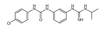 1-(4-Chloro-phenyl)-3-[3-(N'-isopropyl-guanidino)-phenyl]-urea Structure
