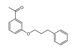 1-[3-(3-phenylpropoxy)phenyl]ethanone Structure