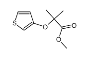 methyl 2-methyl-2-thiophen-3-yloxypropanoate Structure