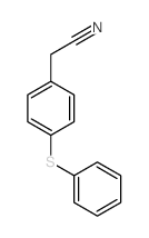 Benzeneacetonitrile,4-(phenylthio)- Structure
