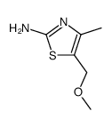 2-Amino-5-methoxymethyl-4-methylthiazole结构式