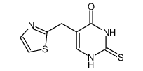 5-[2]Thiazolylmethyl-2-thiouracil结构式